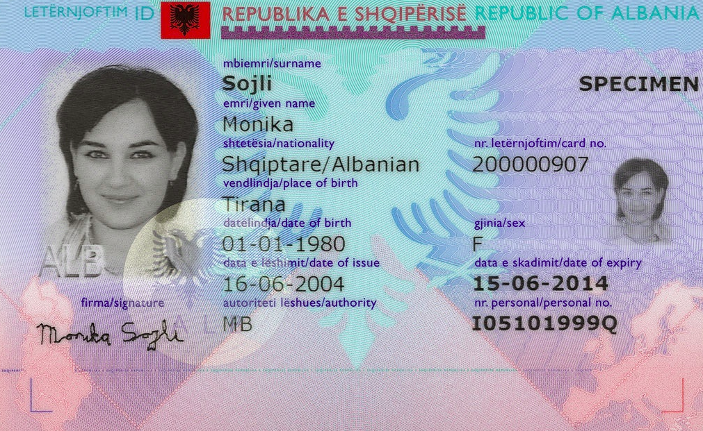 Karta e Identitetit Shqiptare
